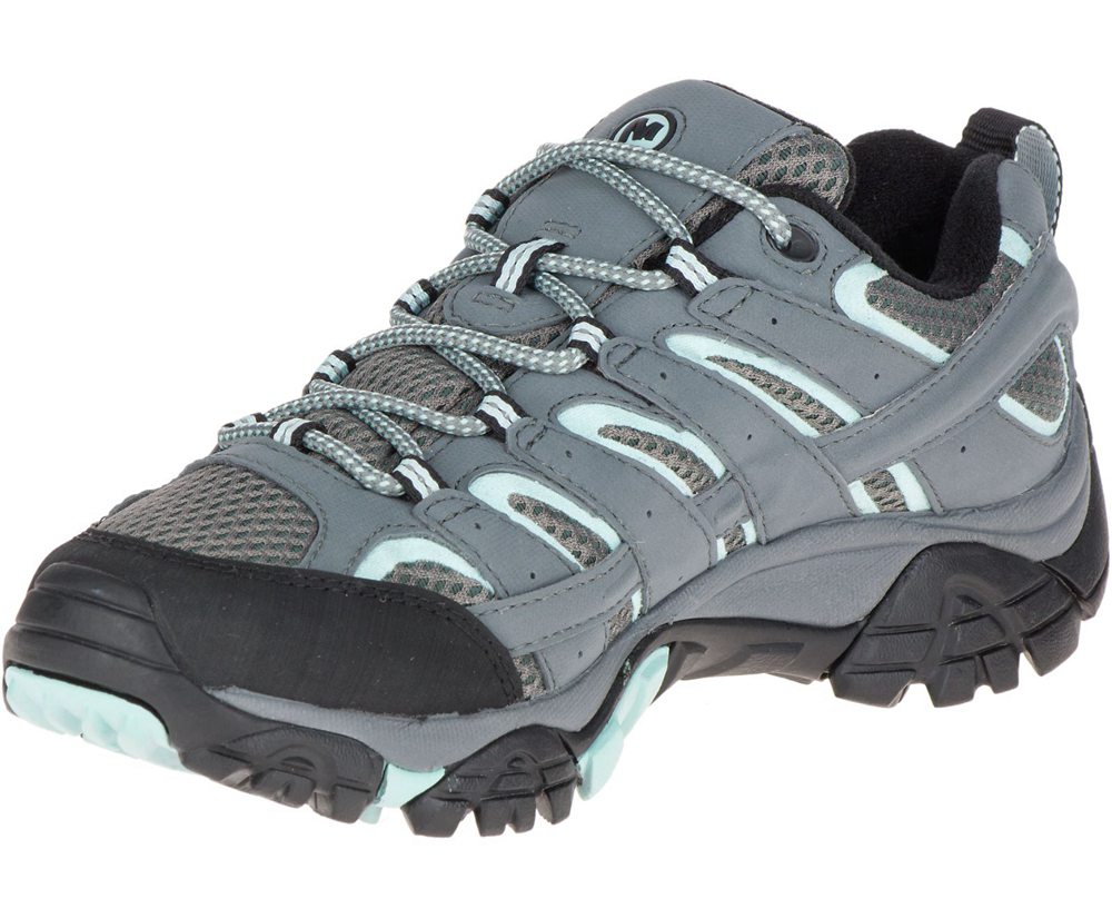 Merrell Hiking Shoes Grey - Moab 2 GORE-TEX® - Womens 59NSMEVIL